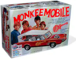 PopMarket - The Monkees - Monkees Monkeemobile TV Car MPC Model Kit - COLLECTIBLES - Multicolor