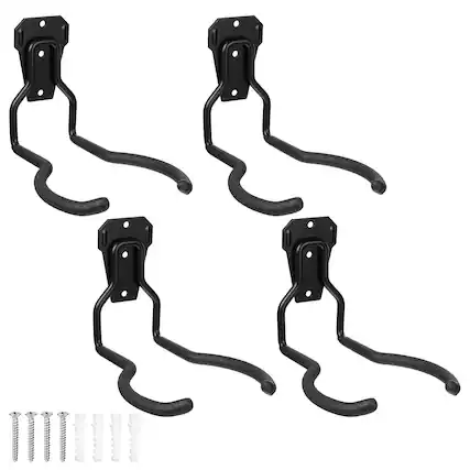 Front. Skar Audio - Garden Tool Wall Mount Rack 4-piece Steel String Trimmer Holder Garage Storage Hook For Weed Eater Leaf Blo... - Default.