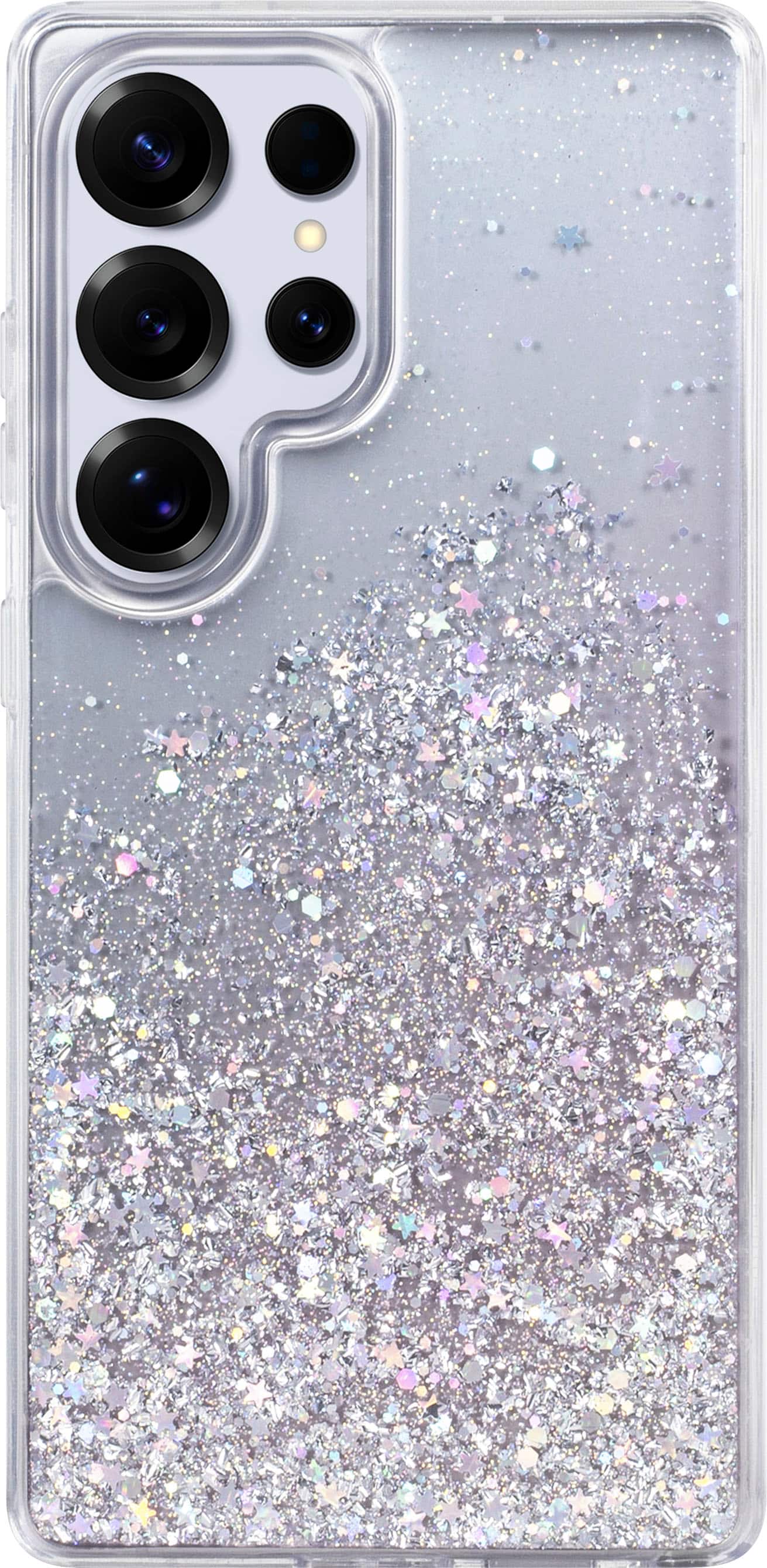 Insignia™ - Hard-Shell Case for Samsung Galaxy S25 Ultra - Glitter - Front_Zoom