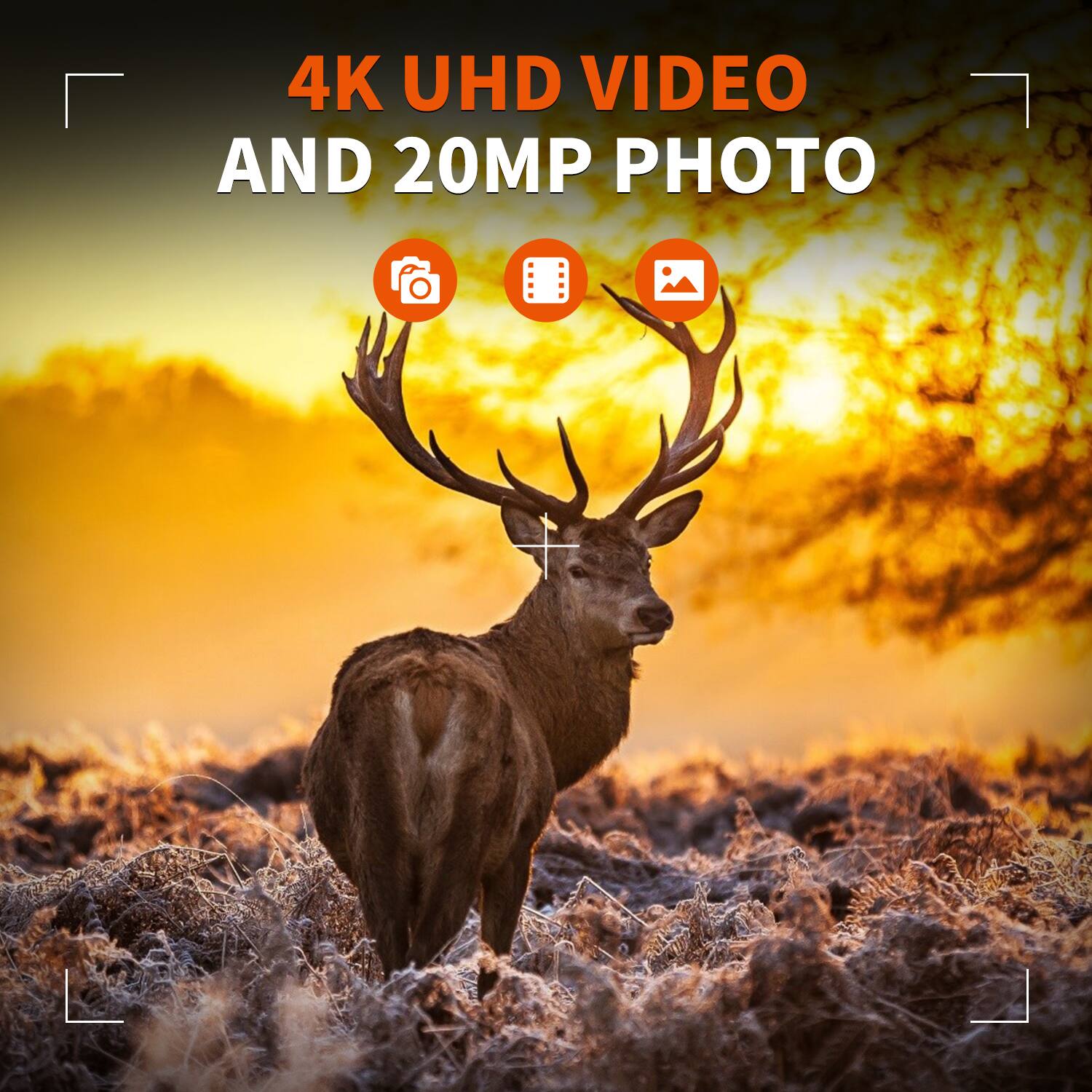 4K UHD VIDEO AND 20MP PHOTO
