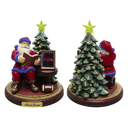 The Memory Company - Atlanta Braves Christmas Story Santa Figurine - Multicolor