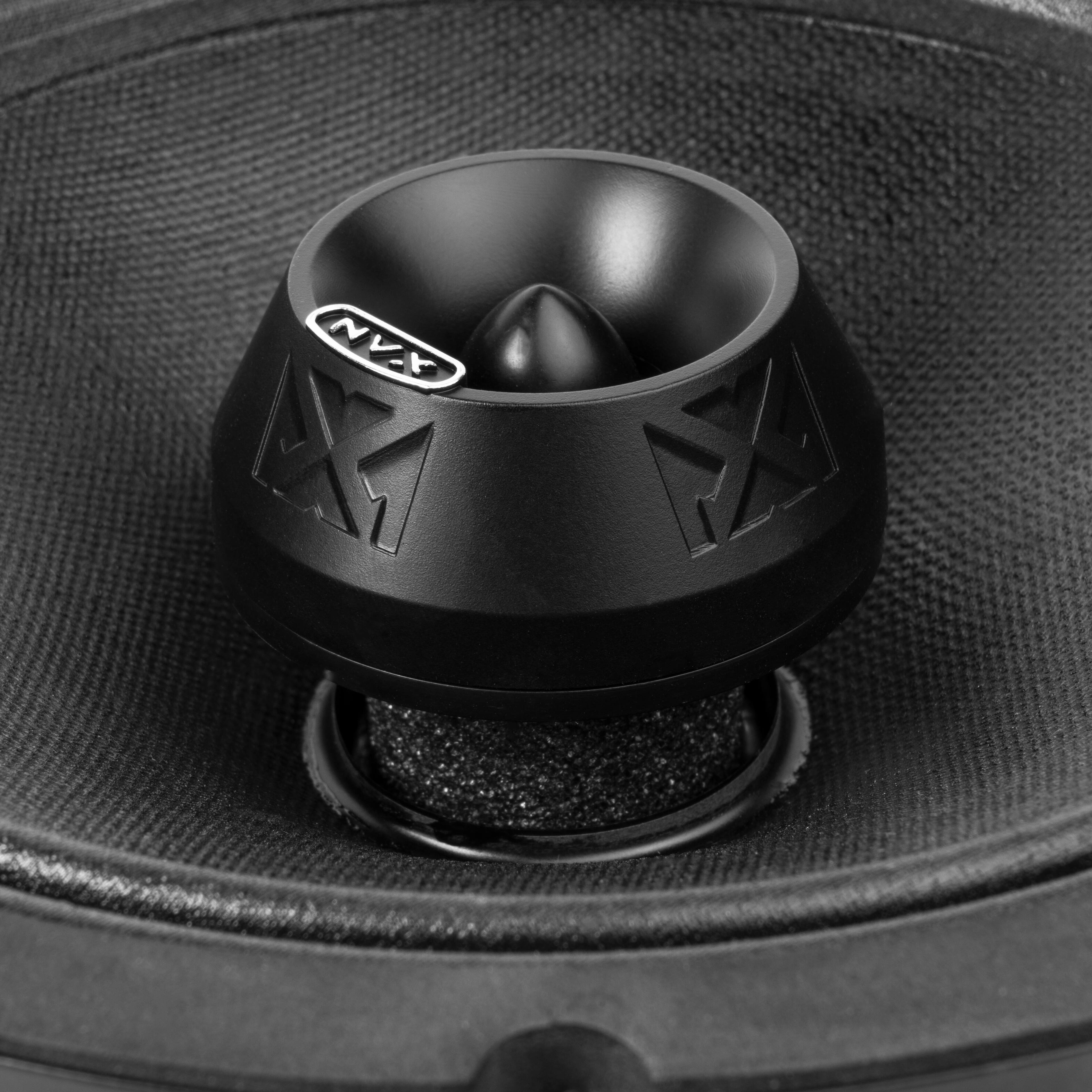 Alt View 2. NVX - VPRO8 (Sold Individually) 275W RMS 8in V-Series Pro 2-Way Water Resistant Coaxial Loudspeaker with Bullet Tweeter.