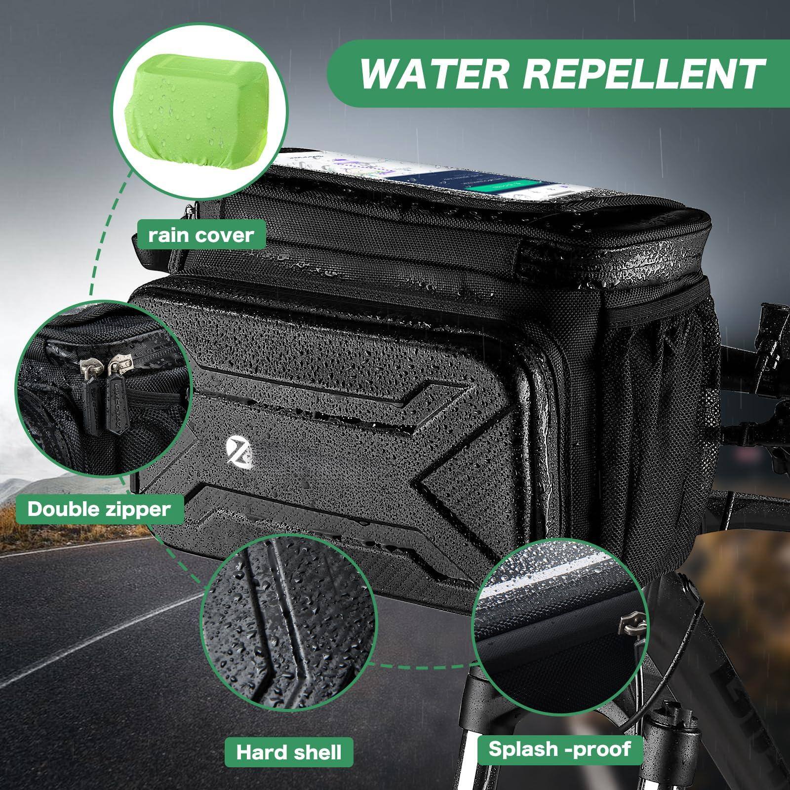 - WATER REPELLENT
- rain cover
- Double zipper
- Hard shell
- Splash-proof