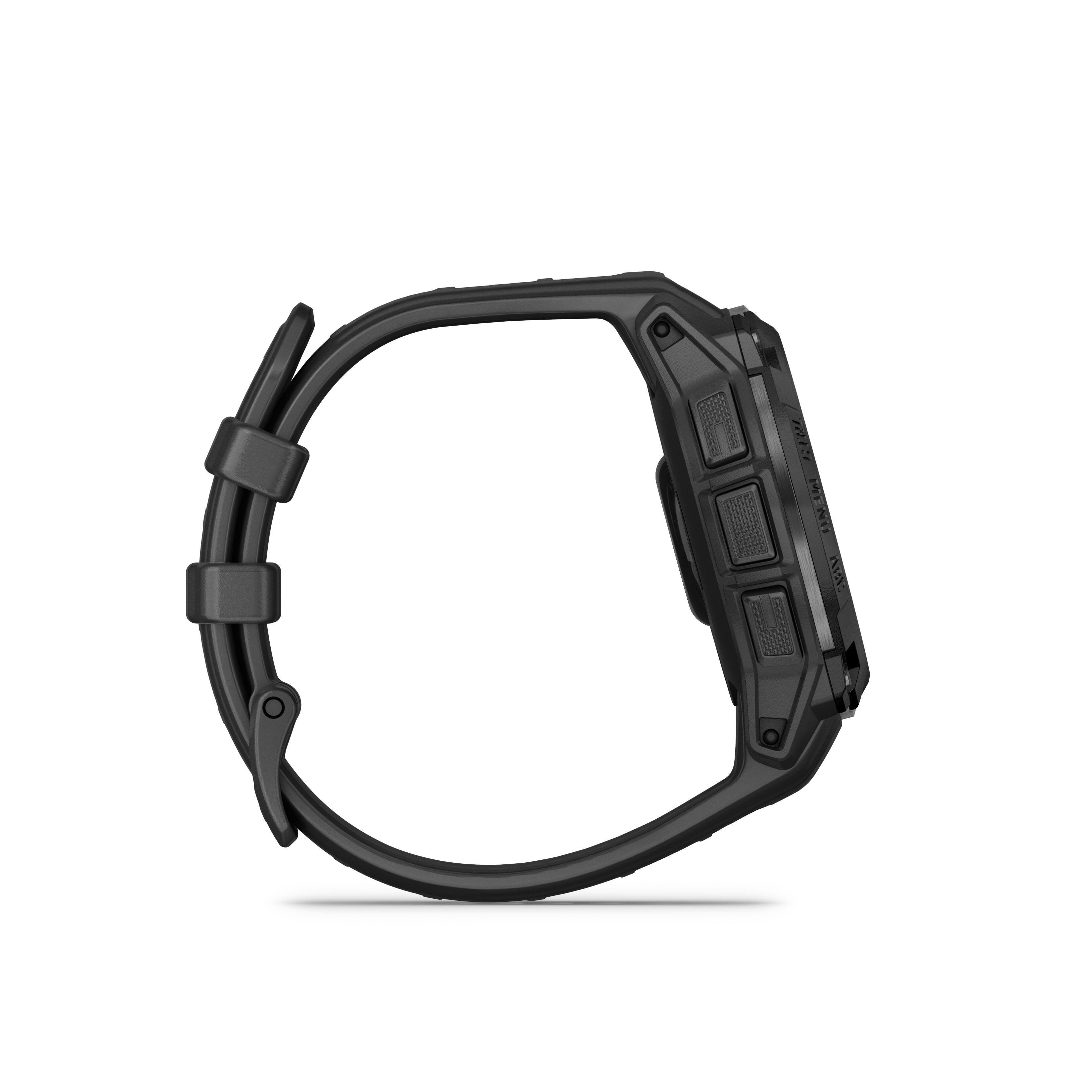 Alt View 7. Garmin - Instinct 3 Solar GPS Smartwatch 45 mm Fiber-reinforced Polymer Tactical Edition - Black.