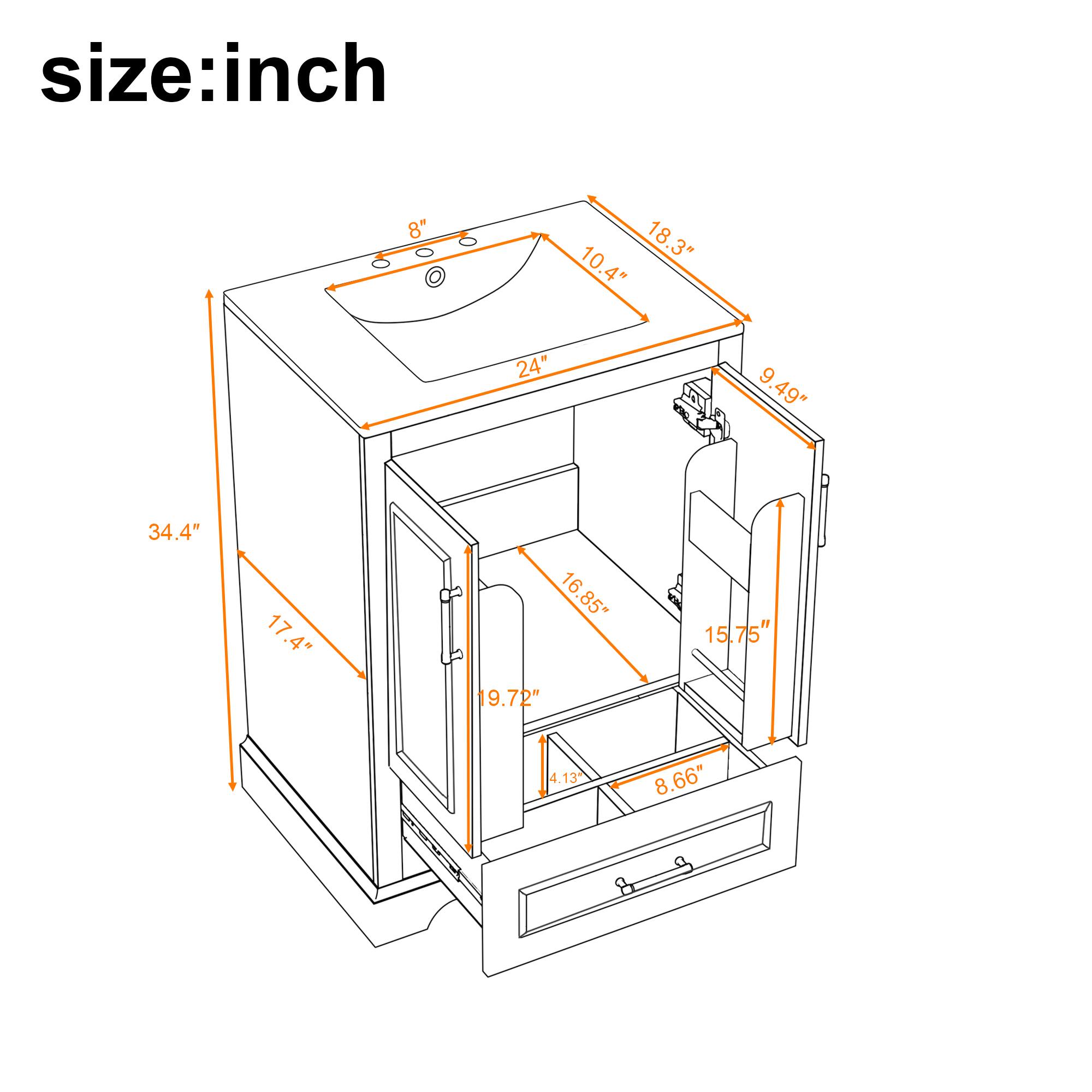size: inch

- 8"
- 18.3"
- 10.4"
- 24"
- 9.49"
- 34.4"
- 17.4"
- 16.85"
- 19.72"
- 15.75"
- 4.13"
- 8.66"