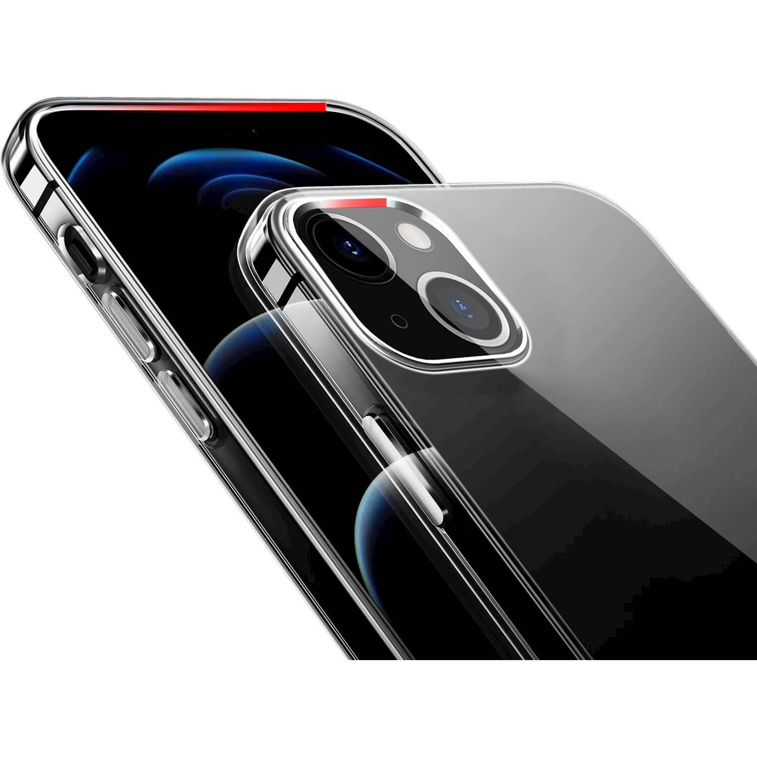 Alt View 15. SaharaCase - Hybrid-Flex Hard Shell Case for Apple iPhone 13 and iPhone 14 - Clear.