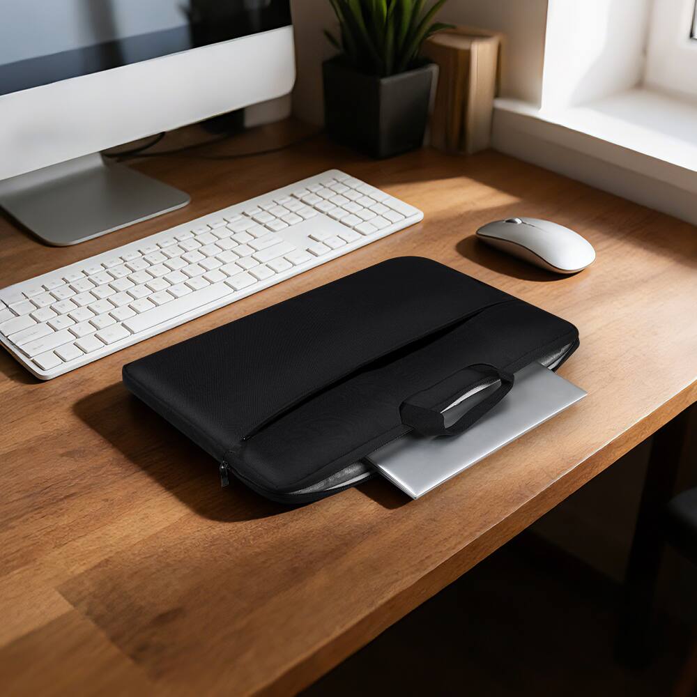 Alt View 1. UPERFECT - UPERFECT Laptop Sleeve Bag, 13-24 Inch Monitor Laptop Tablet, Waterproof, Padded - Black.