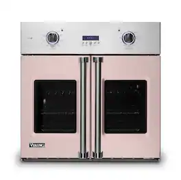 Viking - 30" 7 Series French Door Single Built-In Electric Thermal Convection Oven - Blush