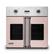 Front. Viking - 30" 7 Series French Door Single Built-In Electric Thermal Convection Oven-Blush - Blush.
