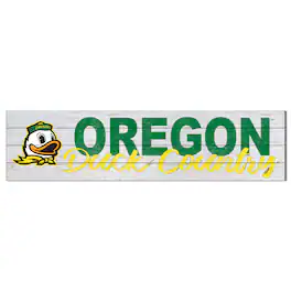 Jardine - Oregon Ducks 40'' x 10'' Logo Sign - White