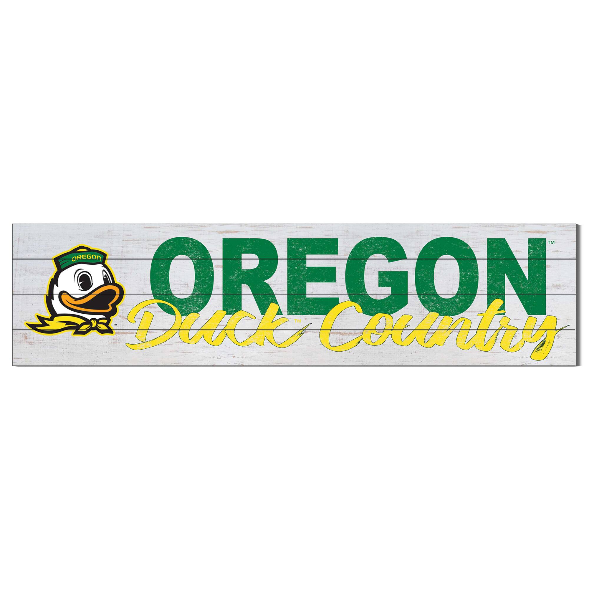 Oregon Ducks 40'' x 10'' Logo Sign