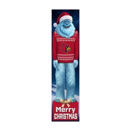 Fan Creations - Louisville Cardinals 48" Yeti Christmas Leaner - Multicolor