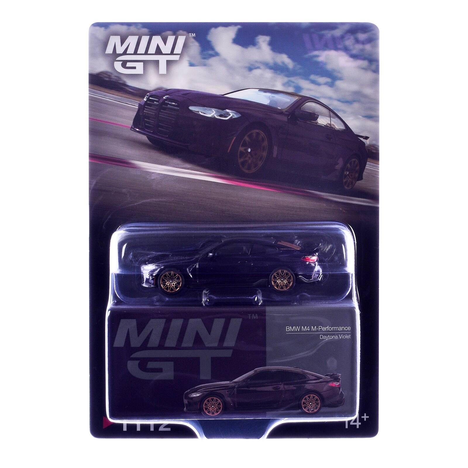 MINI GT  
TM  
MINI GT  
BMW M4 M-Performance  
Daytona Violet  
Violet  
mZ  
+14