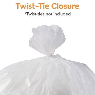 Twist-Tie Closure  
*Twist-ties not included