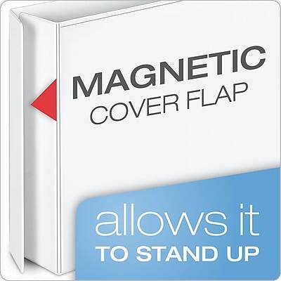 MAGNETIC COVER FLAP allows it to stand up