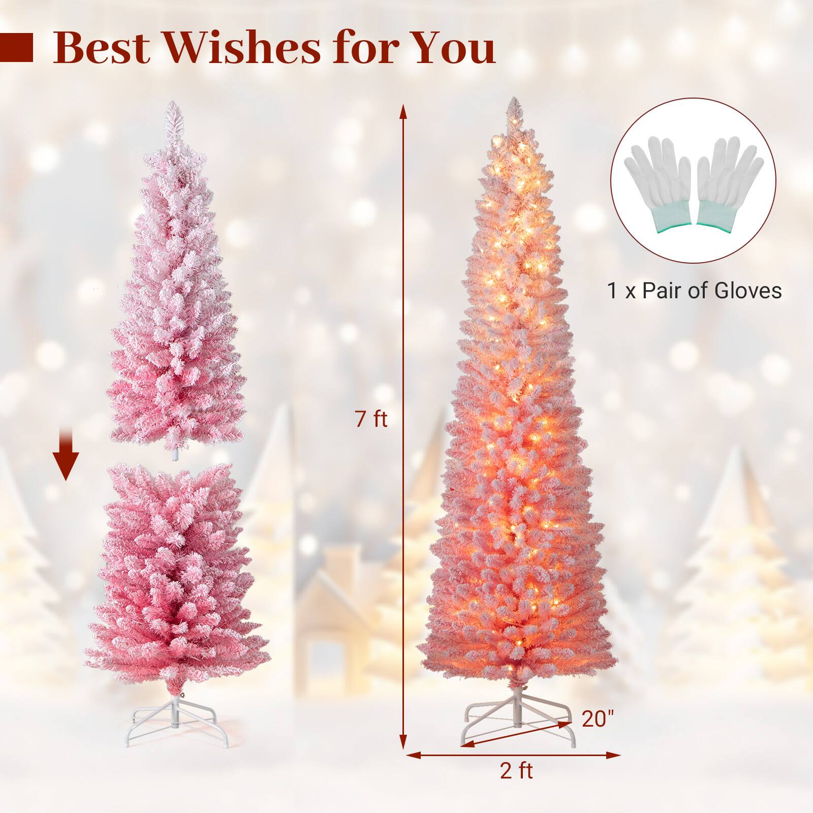 Best Wishes for You

1 x Pair of Gloves

7 ft

20"

2 ft