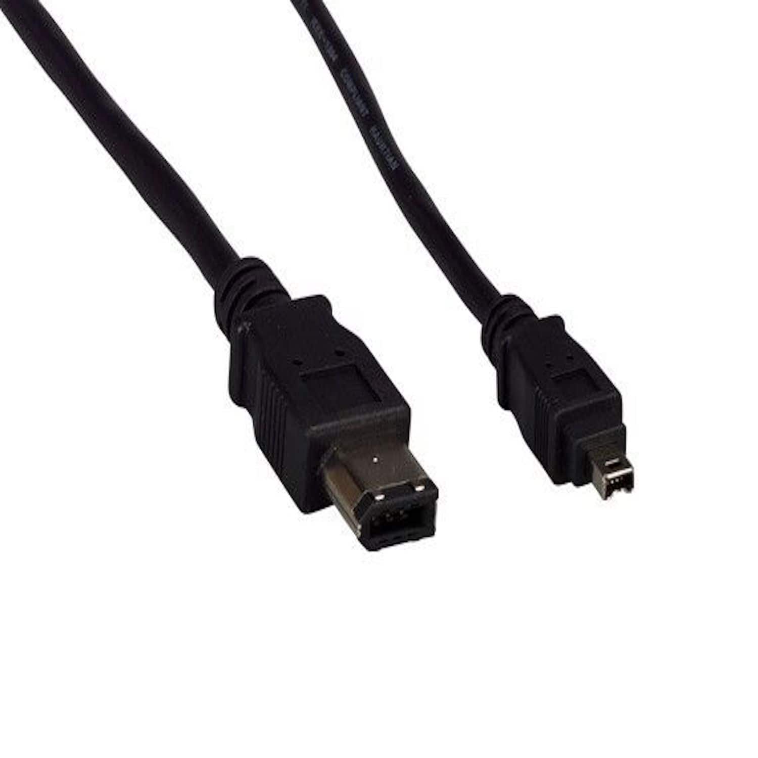Sanoxy 6ft IEEE 1394b FireWire 800 9 pin to 4 pin Black SNX-CBL
