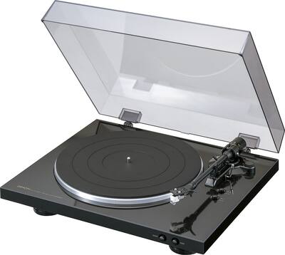 Denon DP 300F Fully Automatic Analog Turntable with Built In Phono Denon DP 300F Fully Automatic Analog Turntable with Built In Phono