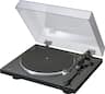 Denon - DP-300F Fully Automatic Analog Turntable with Built-In Phono Equalizer, Unique Tonearm Design, Slim Design - Black