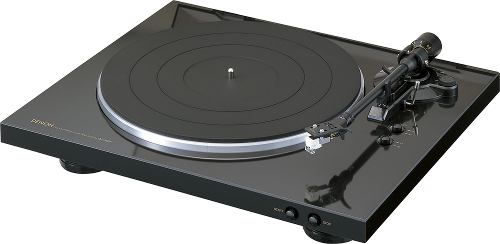 Denon DP-300F Fully Automatic Analog Turntable with Built-In Phono 