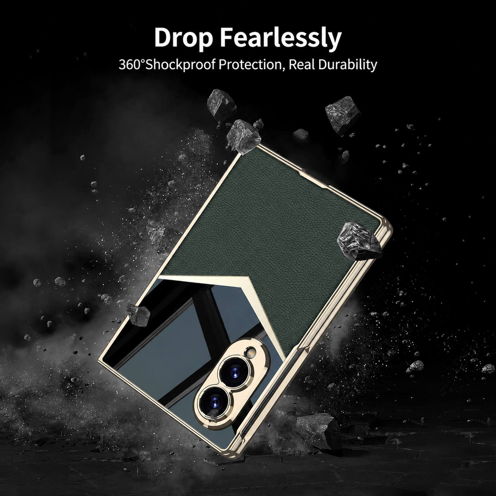Drop Fearlessly  
360° Shockproof Protection, Real Durability