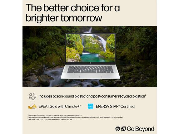 The better choice for a brighter tomorrow

Includes ocean-bound plastic and post-consumer recycled plastics

EPEAT Gold with Climate+3

ENERGY STAR® Certified

See hp 7 Go Beyond