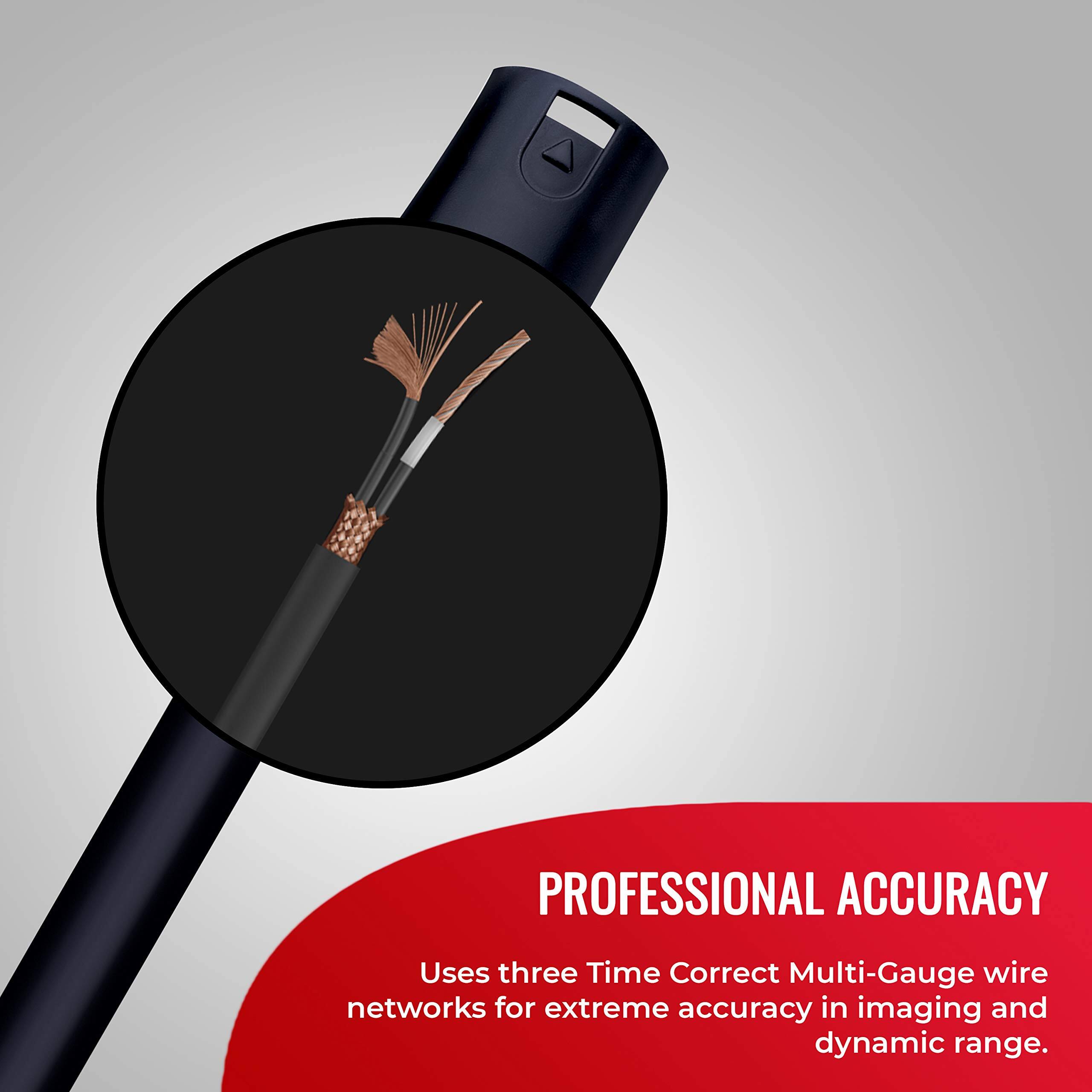 PROFESSIONAL ACCURACY  
Uses three Time Correct Multi-Gauge wire networks for extreme accuracy in imaging and dynamic range.