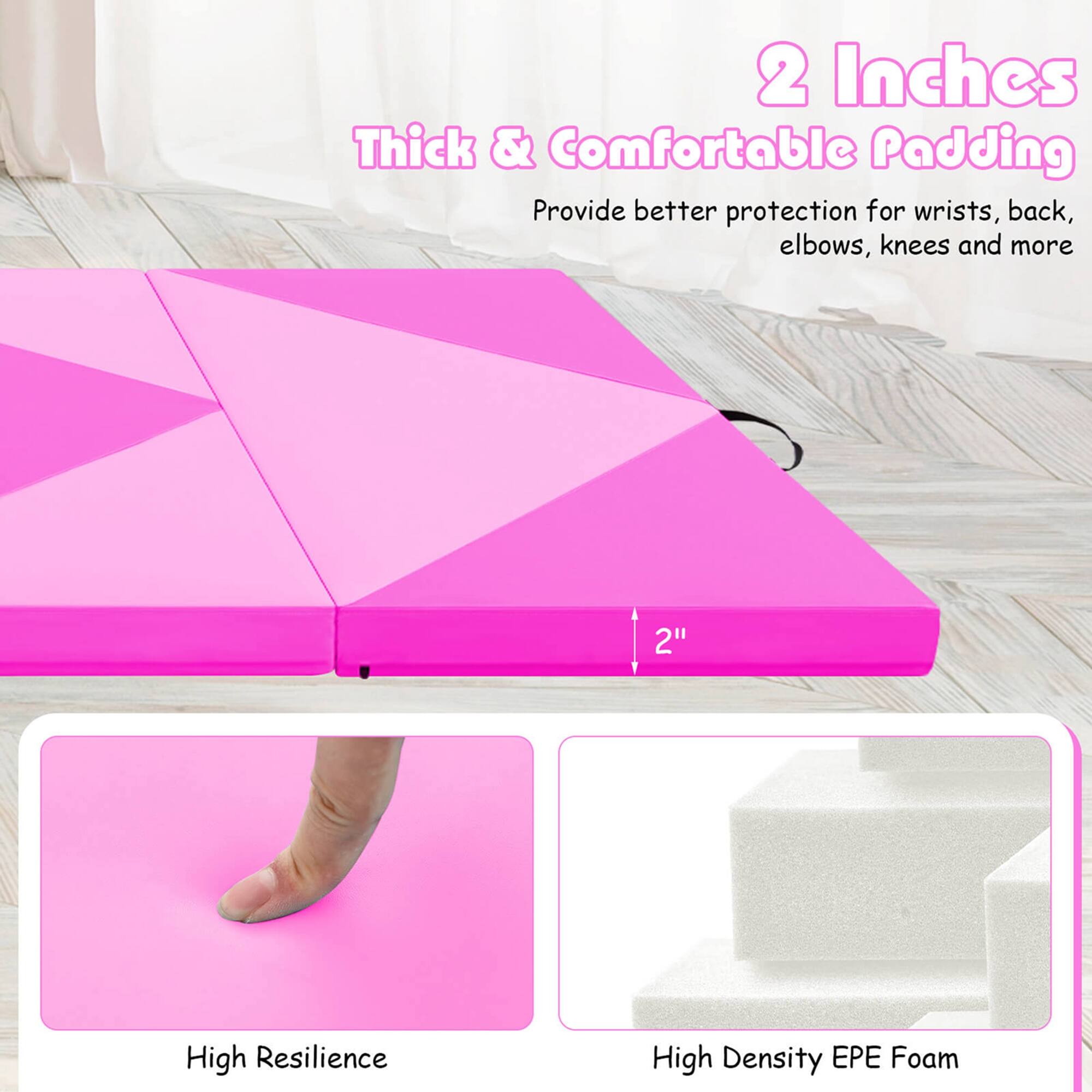 2 Inches Thick & Comfortable Padding  
Provide better protection for wrists, back, elbows, knees and more  

2" High Resilience High Density EPE Foam  

High Resilience  
High Density EPE Foam