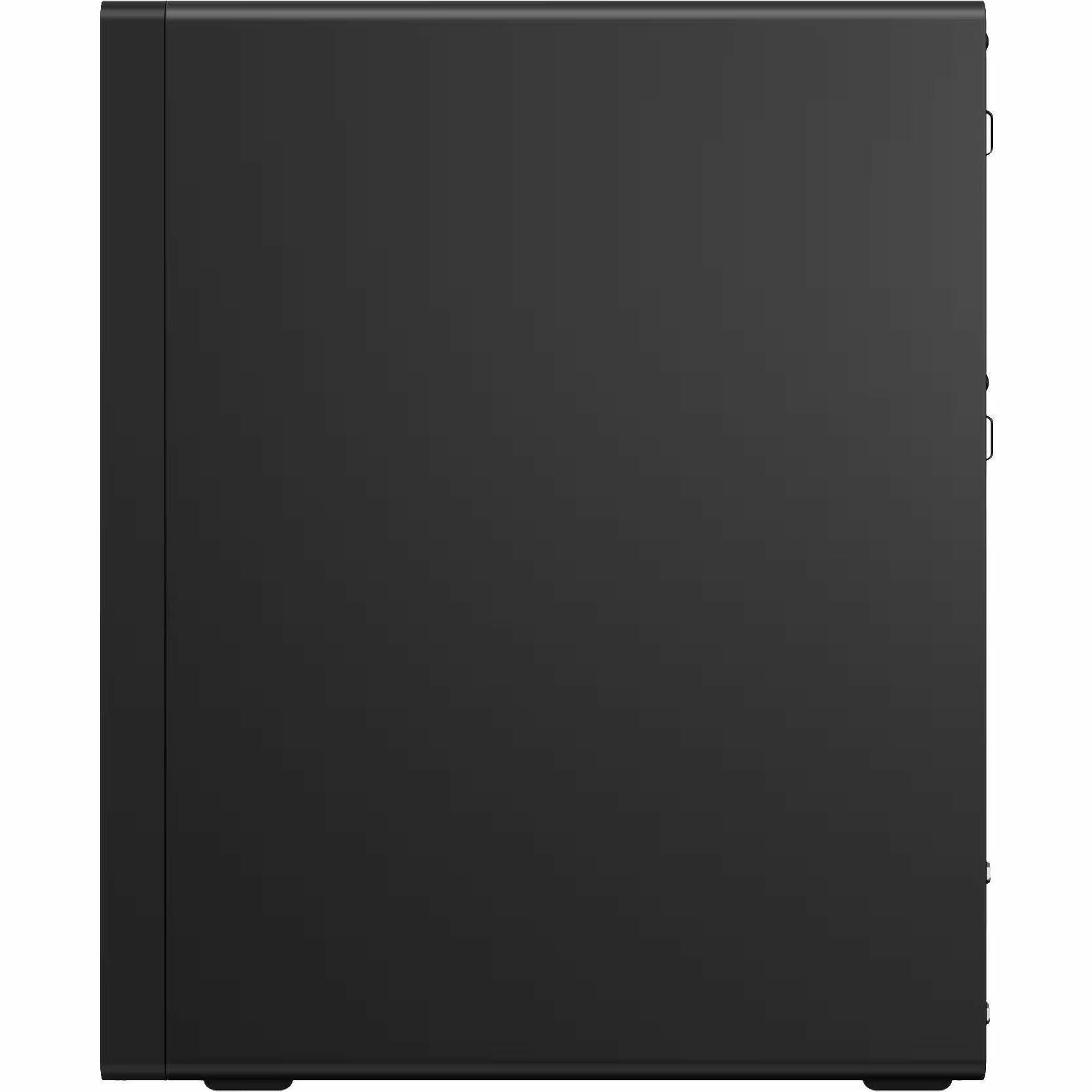 Alt View 3. Lenovo - Lenovo ThinkCentre M70t Gen 6 12YH001NUS Desktop Computer - Intel Core Ultra 5 2nd Gen 235 - vPro Technology - 16 GB - Black.