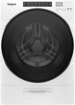 Whirlpool - 4.5 Cu. Ft High Efficiency All In One Washer/Dryer Combo with Steam and Load & Go XL Dispenser - White