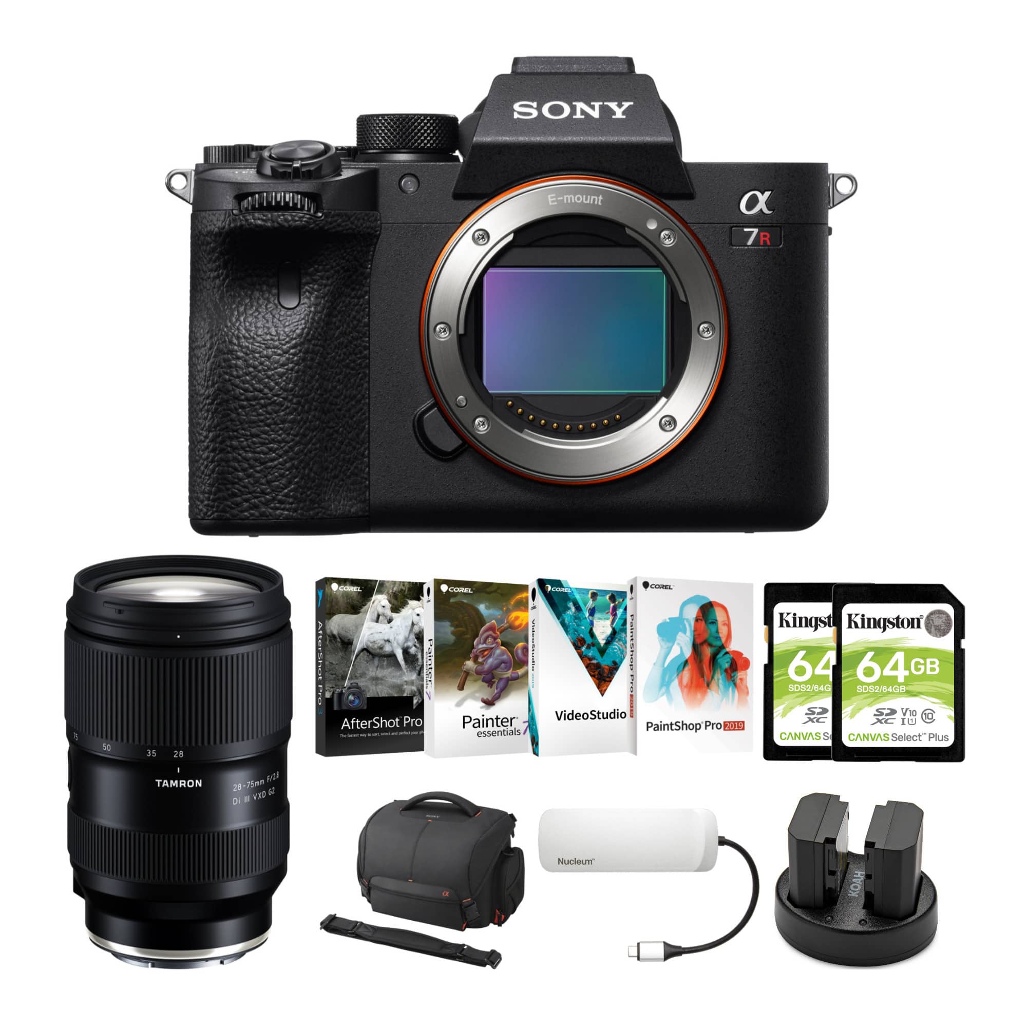 Sony - Alpha a7R IV A Mirrorless Digital Camera Body with 28-75mm f/2.8 Lens