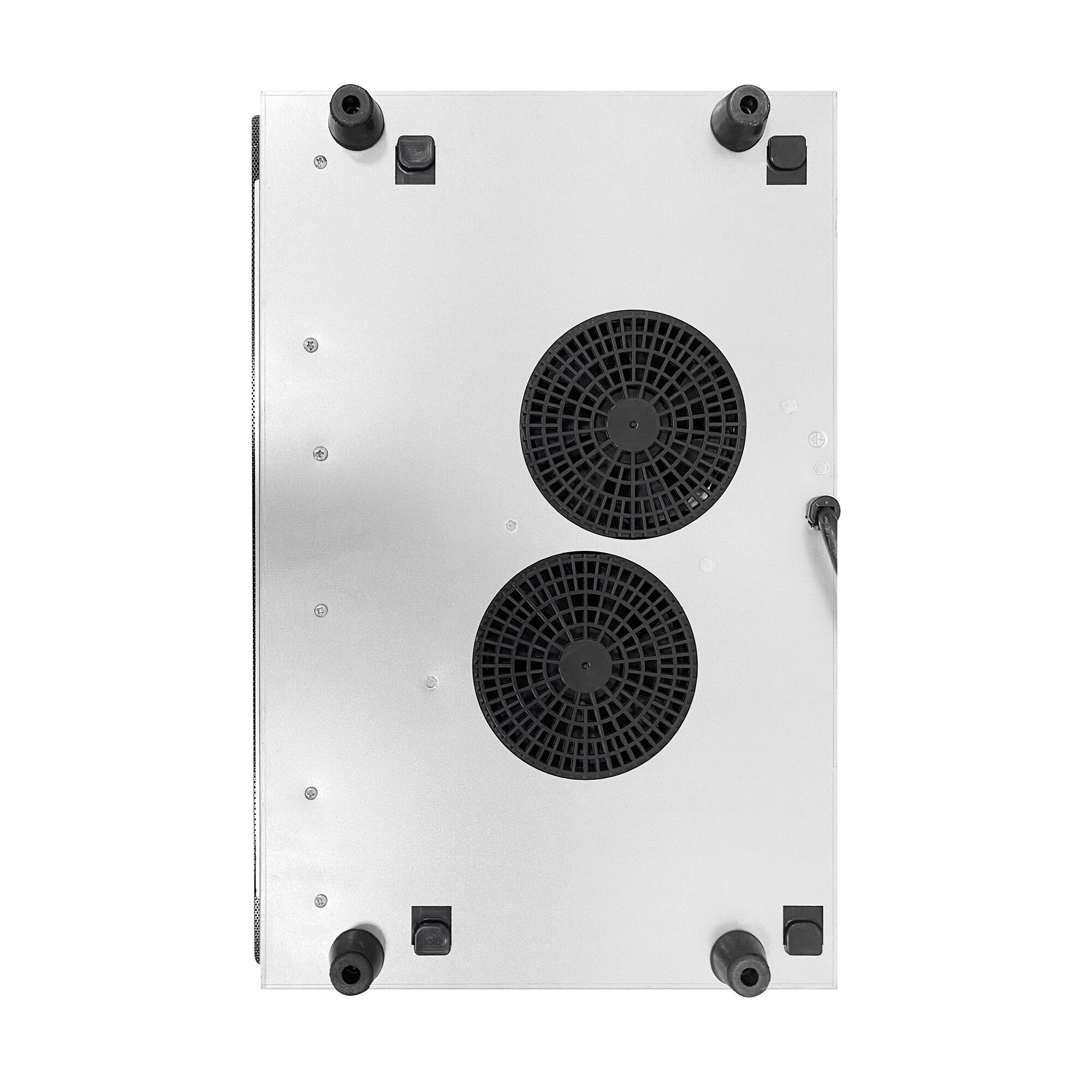 Alt View 7. Equator - Equator 20" Built-In/Freestanding | 2 Burner Induction Electric Cooktop Touch Control | Auto Power Sharing 110V - Black.