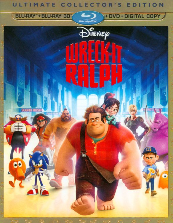  Wreck-It Ralph [4 Discs] [Includes Digital Copy] [3D] [Blu-ray/DVD] [Blu-ray/Blu-ray 3D/DVD] [2012]