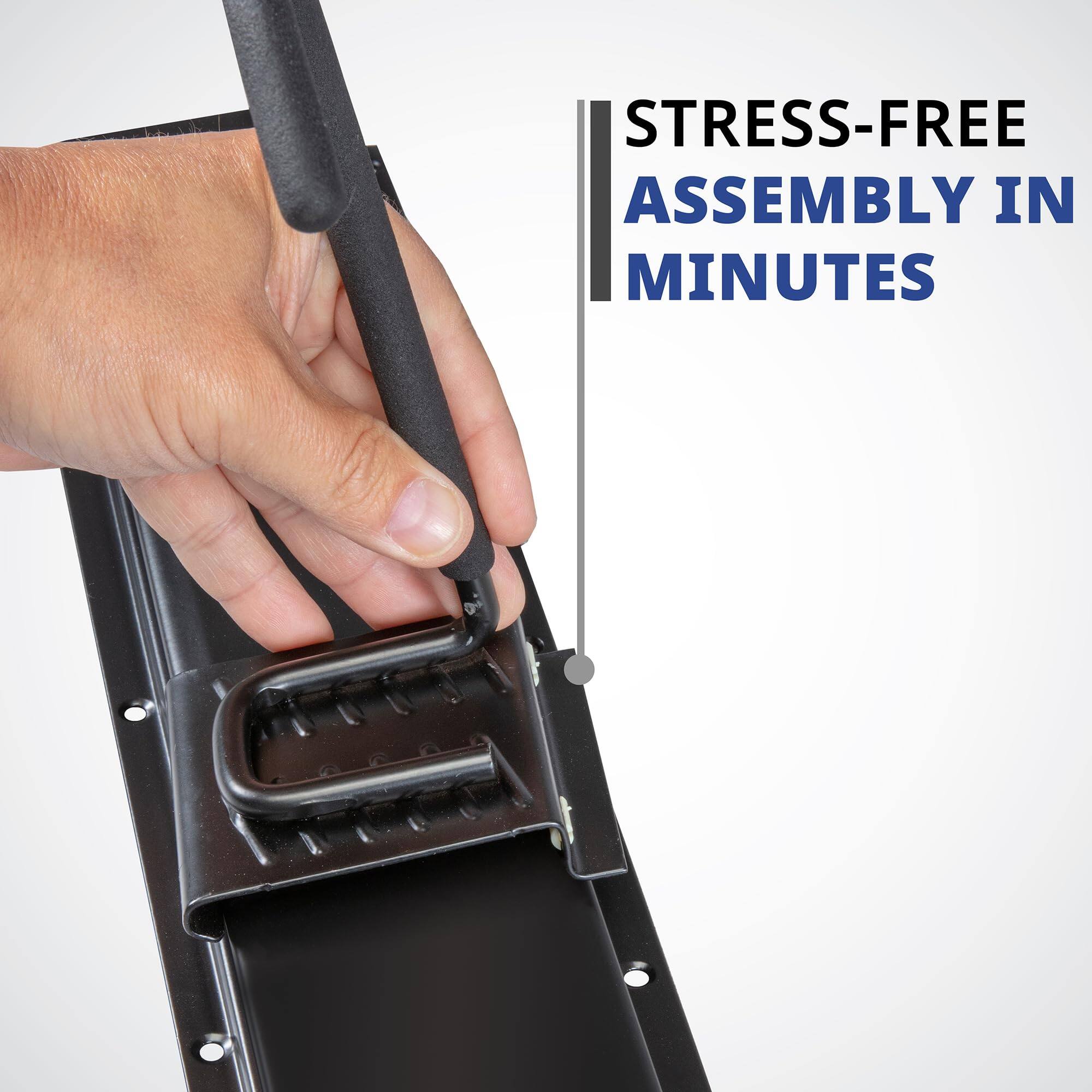 STRESS-FREE ASSEMBLY IN MINUTES