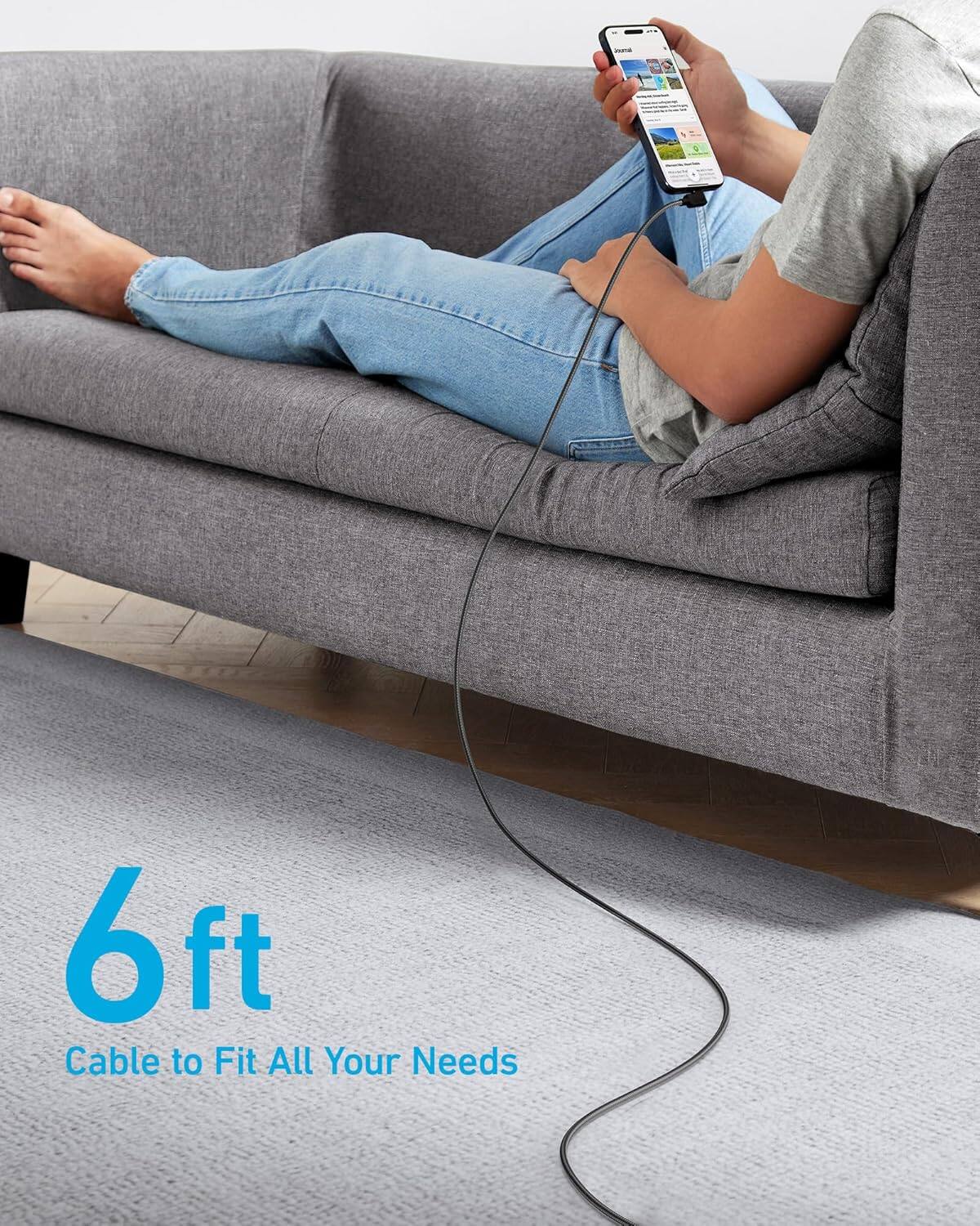 6 ft Cable to Fit All Your Needs