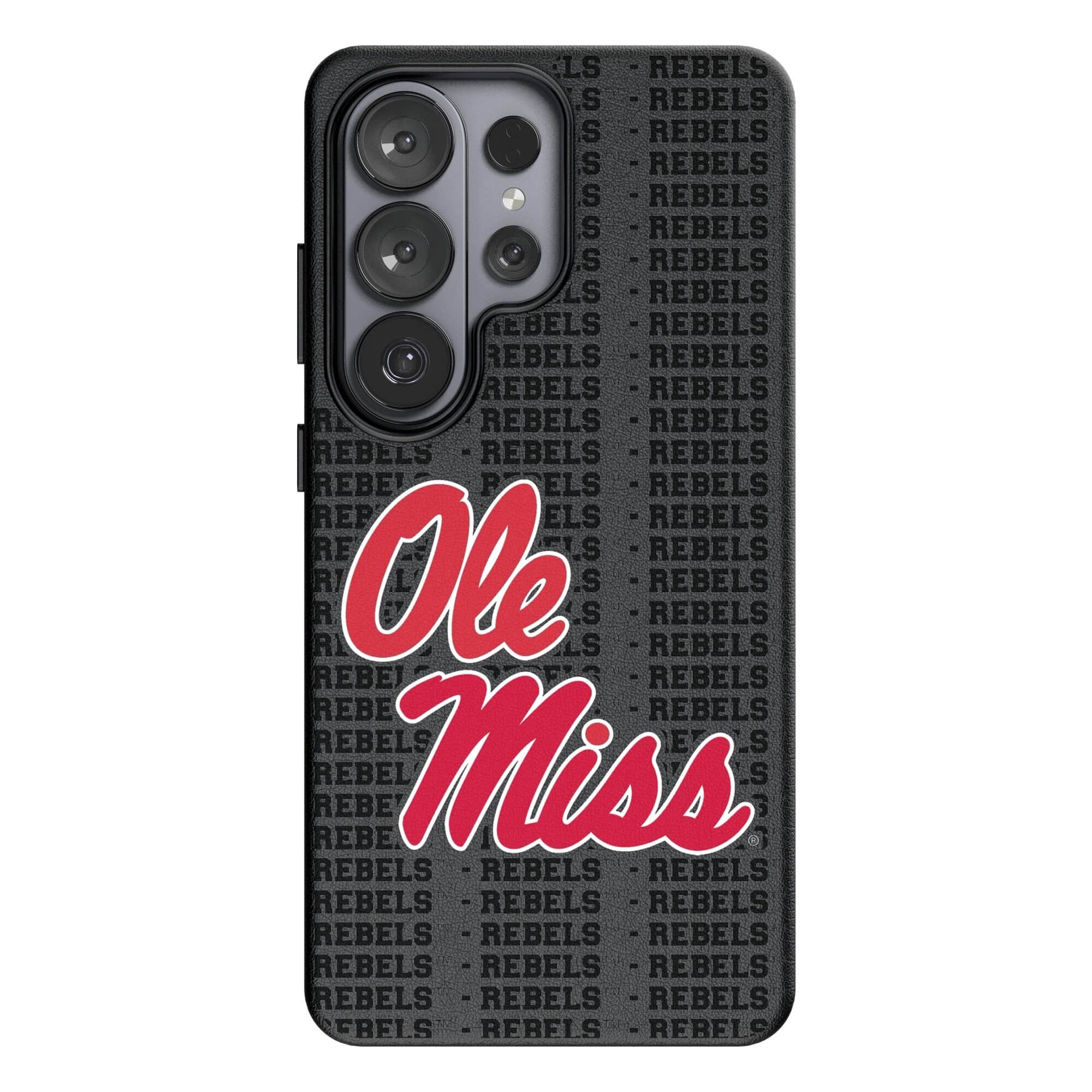 Keyscaper - NCAA - Ole Miss Rebels Text Backdrop Galaxy Magnetic Bump Case - S26 Plus - Black price history on PriceWatchPro