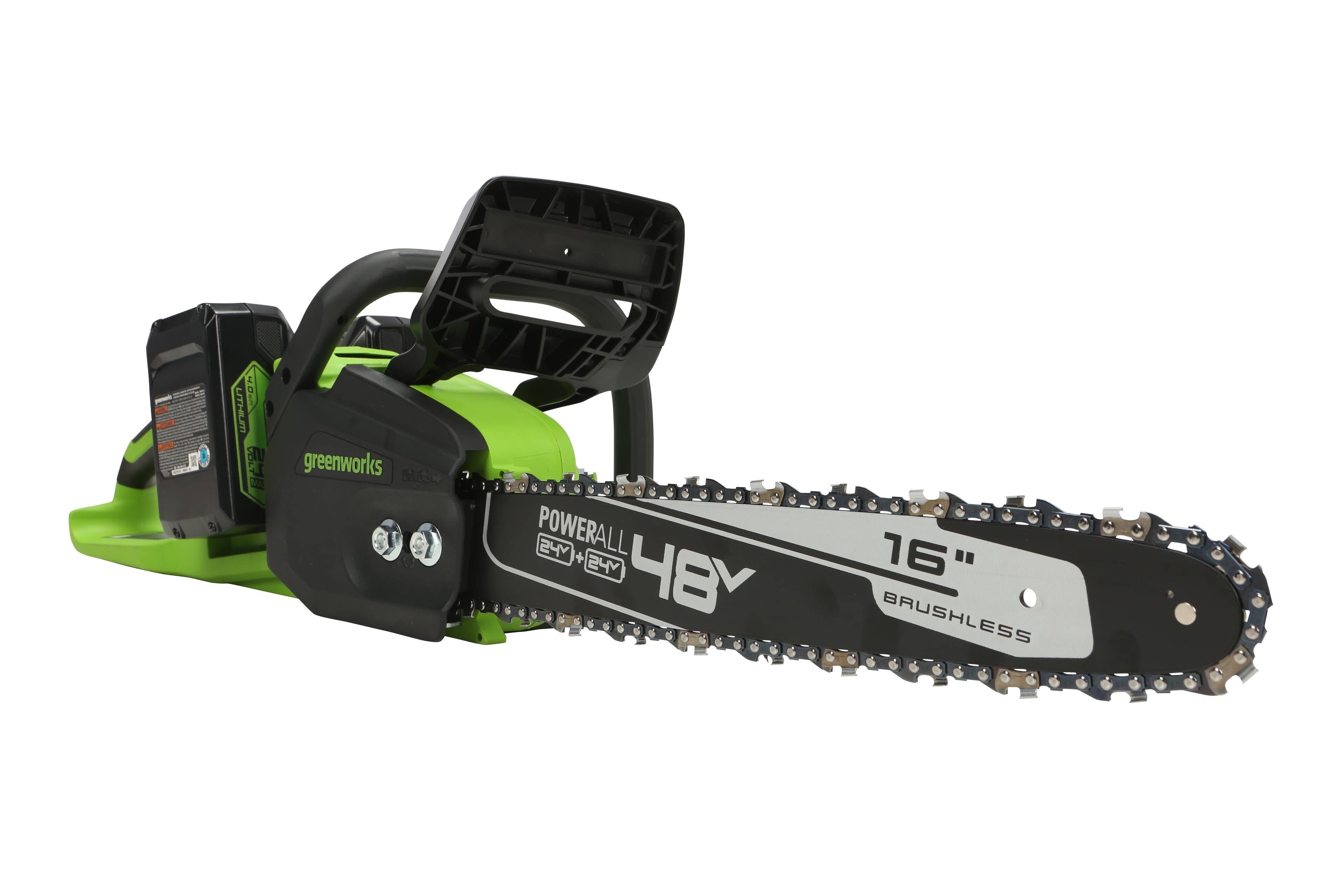 - Greenworks
- POWERALL 24V + 24V
- 16" BRUSHLESS
- 48V
- POWERALL 48V