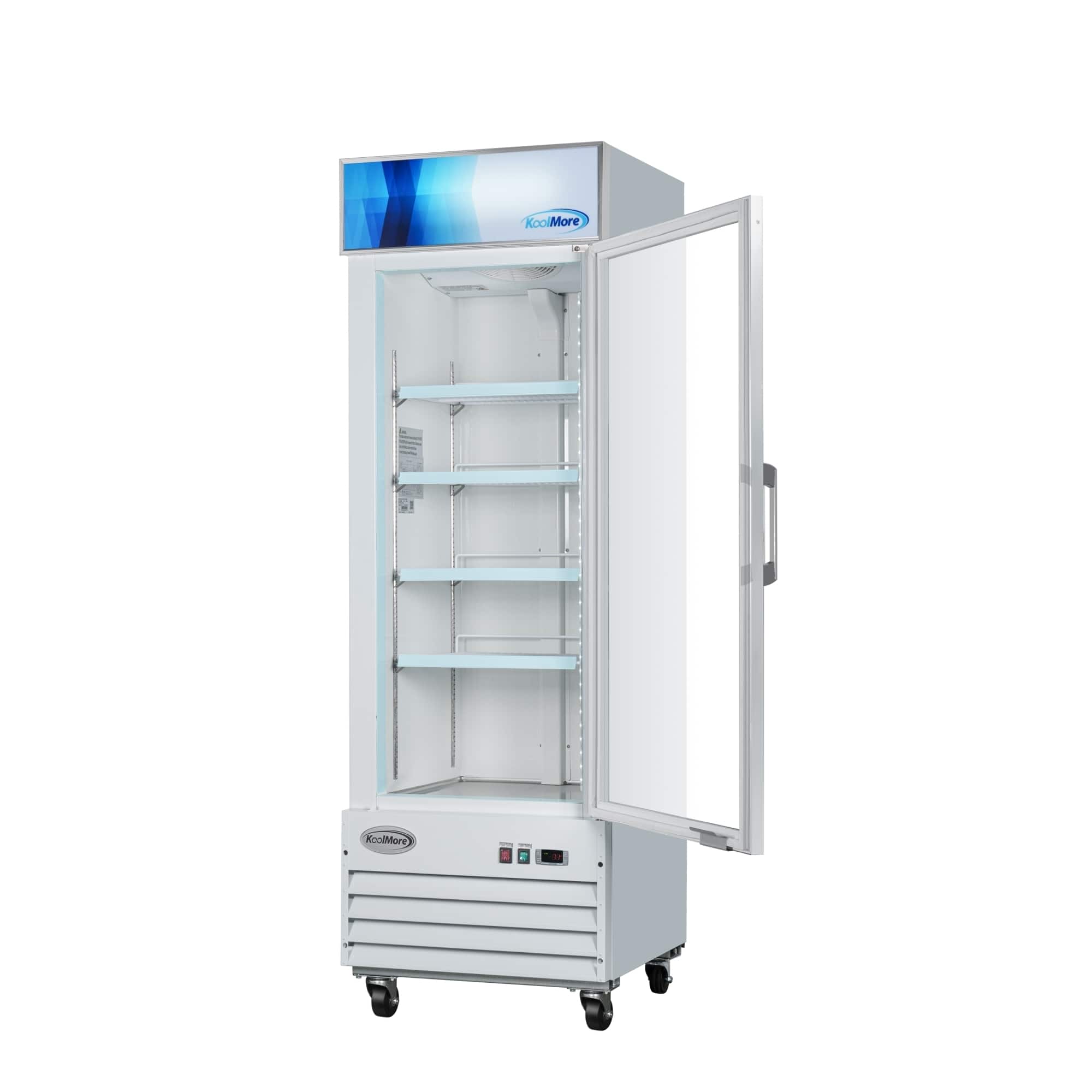 Koolmore 27 in. 1 Door Commercial Display Merchandiser Freezer 13