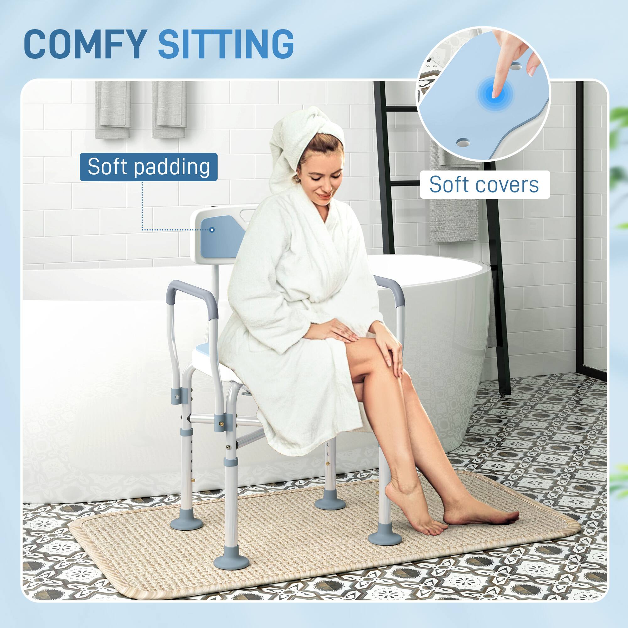 COMFY SITTING

Soft padding

Soft covers