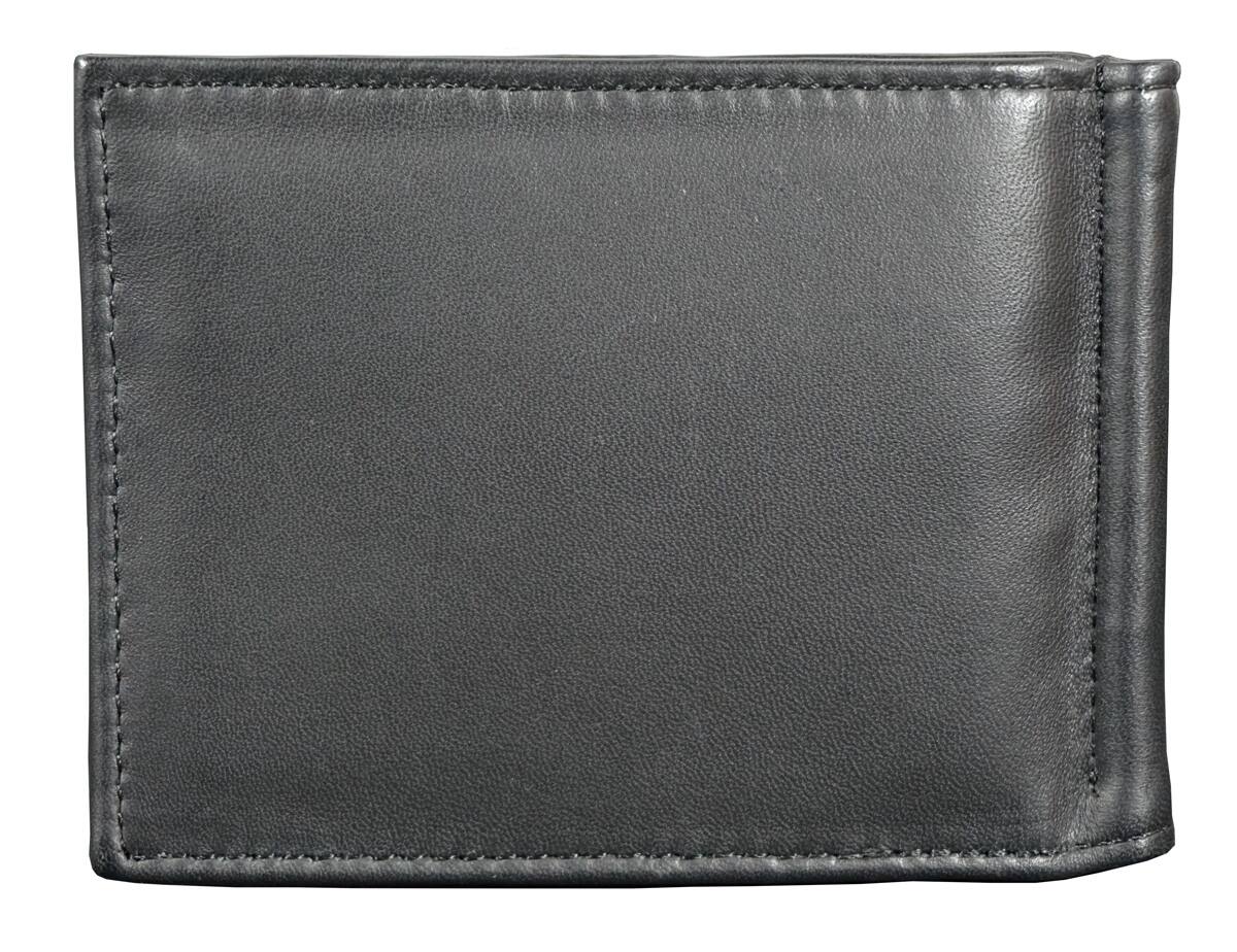 Alt View 3. Rico Industries - Oklahoma City Thunder Genuine Black Leather Money Clip Wallet RFID Blocking - Multi.