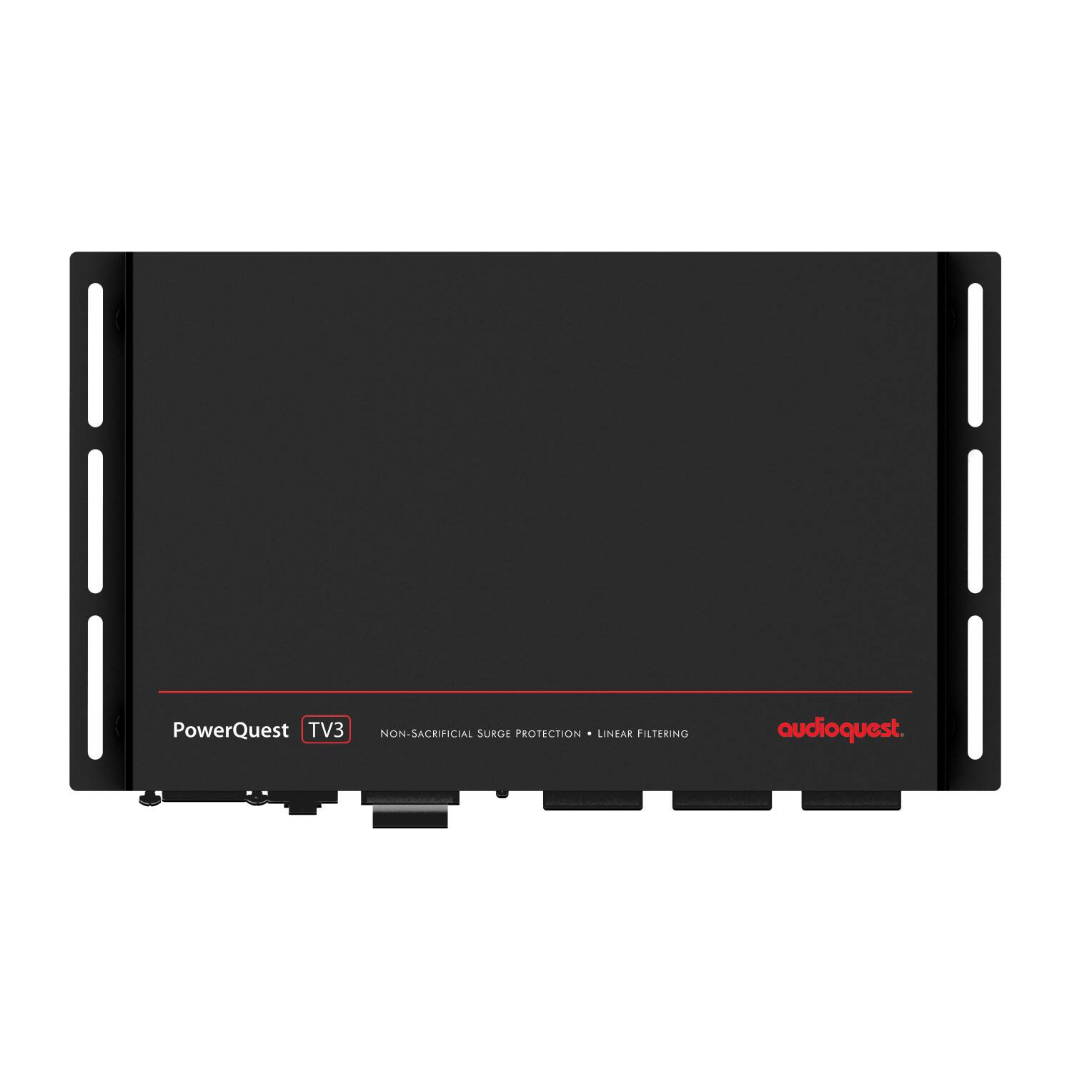 PowerQuest TV3 NON-SACRIFICIAL SURGE PROTECTION • LINEAR FILTERING audioquest