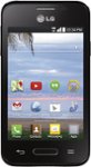 Front Zoom. TRACFONE - TracFone LG L34C Optimus Fuel No-Contract Cell Phone - Black.