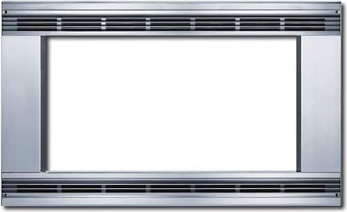 Front Standard. KitchenAid - 30" Trim Kit for Select Microwaves - Stainless-Steel.