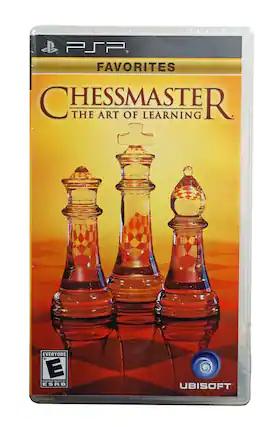 PSP
FAVORITES
CHESSMASTER
THE ART OF LEARNING
EVERYONE
E
CONTENT RATED BY ESRB
UBISOFT - E (Everyone)