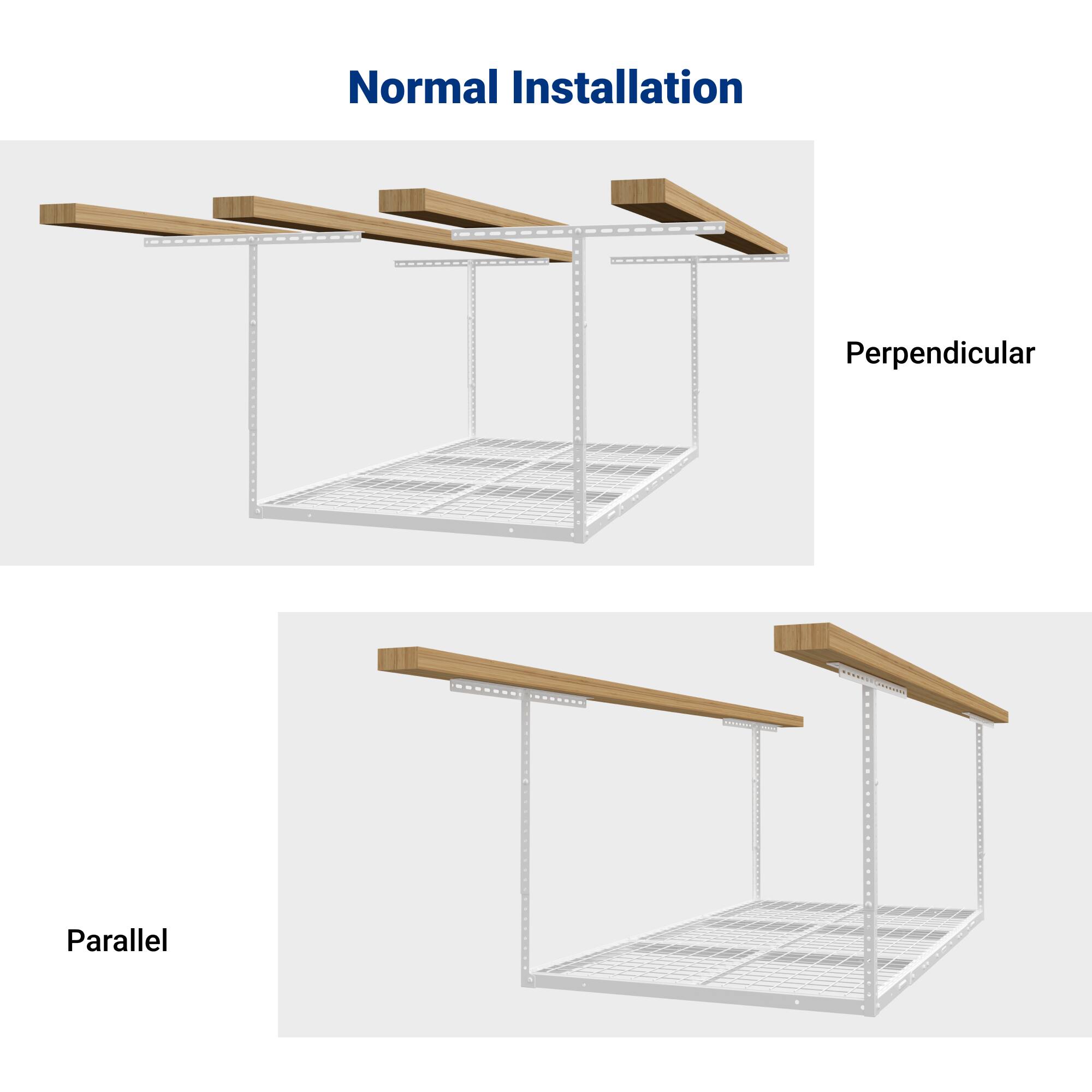 Normal Installation

Perpendicular

Parallel