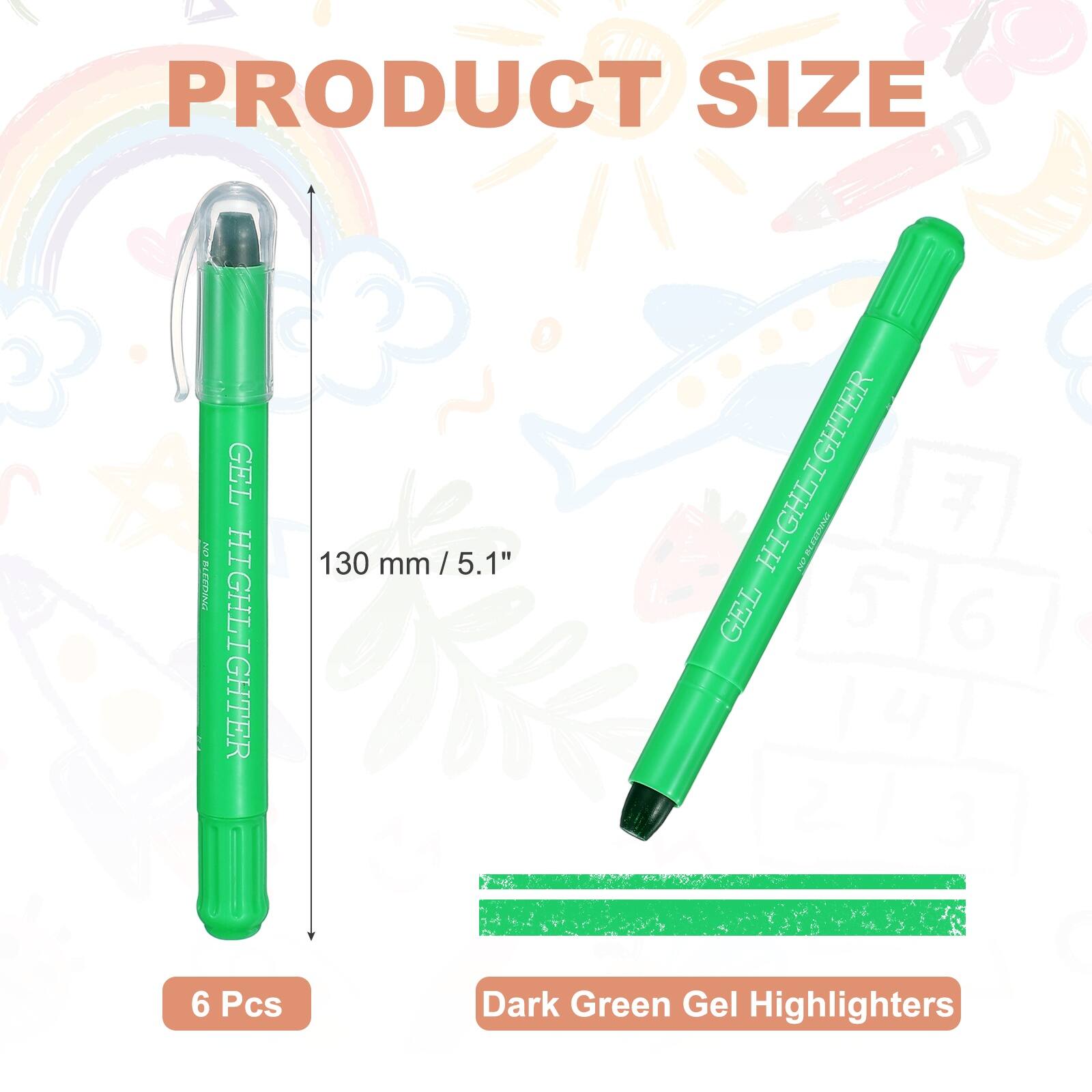 PRODUCT SIZE

LEEPEAN GEL HIGHLIGHTER

130 mm / 5.1"

6 Pcs

Dark Green Gel Highlighters