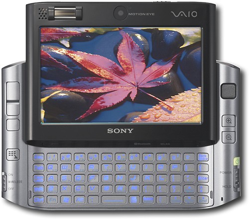 Sony Vaio Micro Pc With Intel Centrino Silver Vgn Ux180p Best Buy