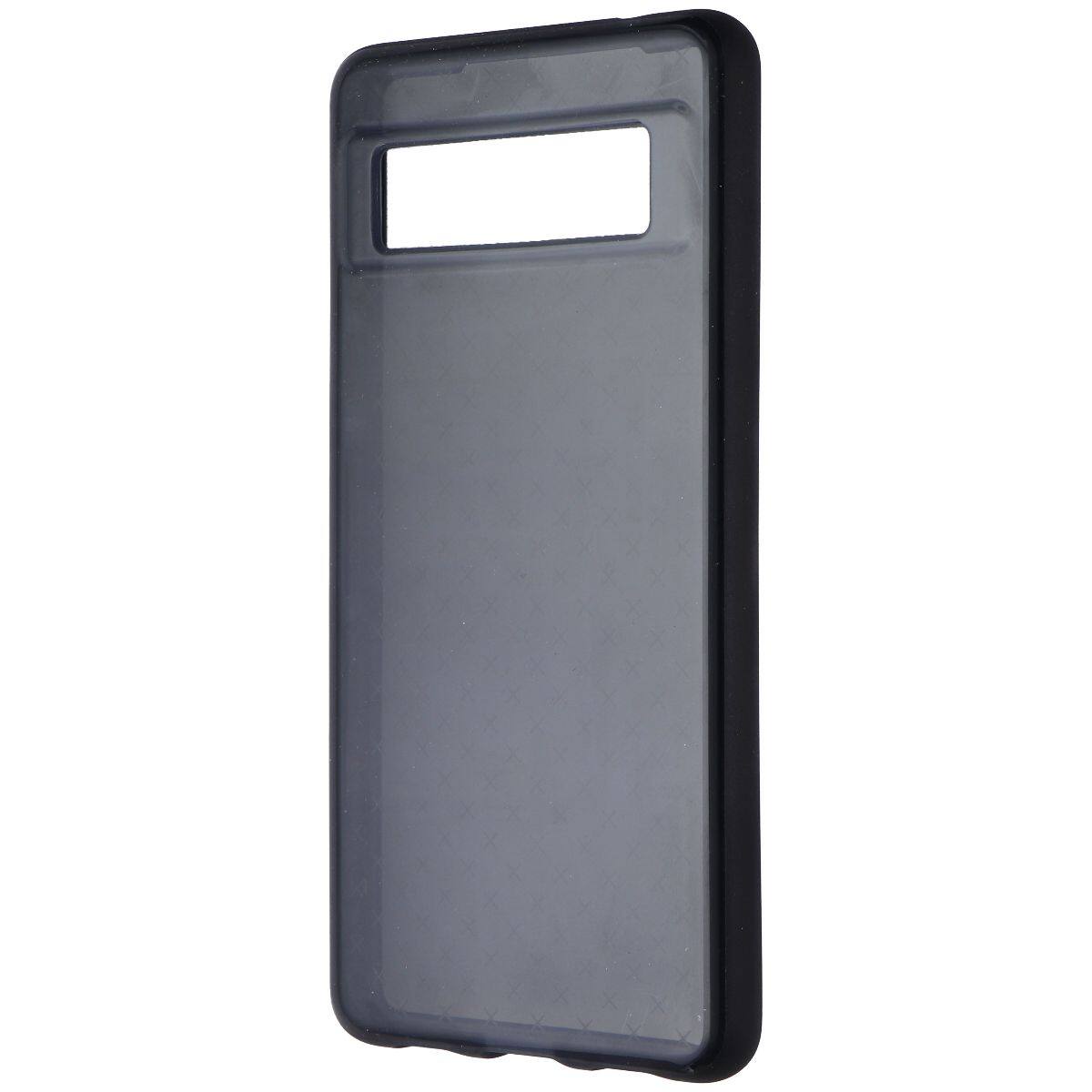 Front. Tech21 - FlexShock EvoCheck Series Case for Google Pixel 7a - Fitted Protective Case - Black Smoke.