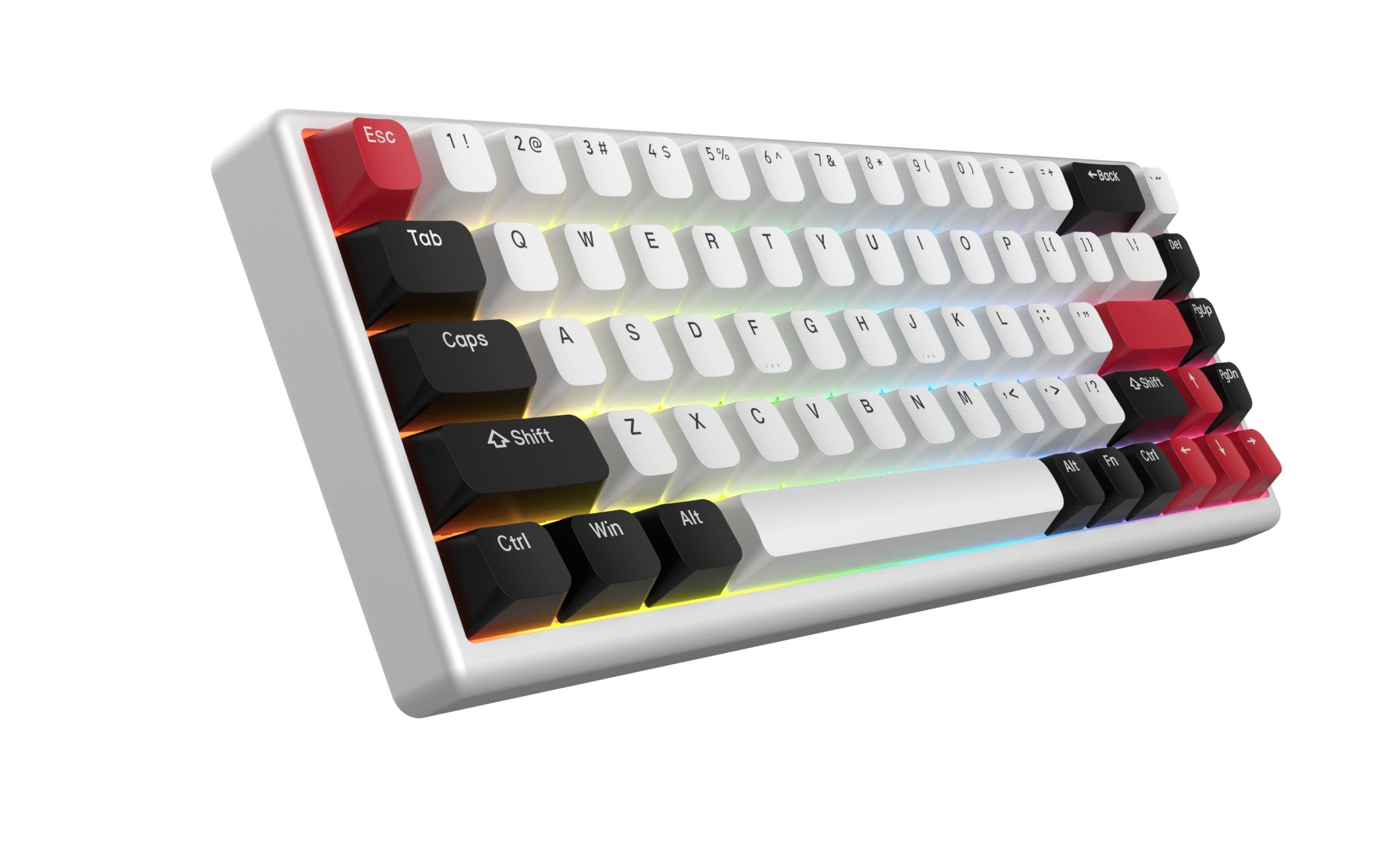 Esc 1! 2@ 3# 4$ 5% 6^ 7& 8* 9( 0) - Backspace Q W E R T Y U I O P [ ] \ Del Caps A S D F G H J K L ; ' Enter Shift Z X C V B N M , . / Shift Ctrl Win Alt Fn Ctrl