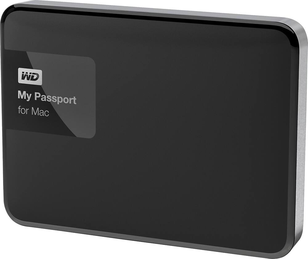 Best Buy WD My Passport for Mac 1TB External USB 3.0/2.0 Portable Hard